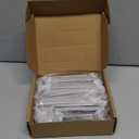 Goldenwarm 10 Pack Kitchen Cabinet Handles 3 Inch Black Finger Pulls for Cabinets Edge Pulls Black Kitchen Hardware for Dresser Drawers,Aluminum Alloy (Hole Center:76mm(3in))