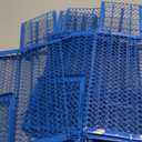 Qualirey 4 Pcs Humane Rat Trap Chipmunk Squirrel Cage Trap Foldable Rodent for Small Live Animal Voles Hamsters Catch and Release for Kitchen Yard Garage Indoors Outdoors (Blue)