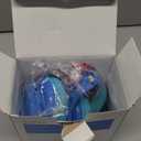 Candy Bila Kids Bluetooth 6.0 Headphones with LED Light, 85Hours Playtimes, TypeC Fast Charging, 85/94dB Volume Limited, Comfort Wireless Headphones with Builtin Mic, Wired & TF Card Mode, Blue