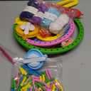 VGOODALL 18PCS Knitting Loom Kit for Beginners, Round & Rectangle Looms Pom Pom Maker with Yarn for Hat, Scarf, Blanket, Christmas Craft Gifts for Adults & Kids