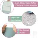 Mr. Pen- Plastic Folders with Pockets and Prongs, 10 Pack, Letter Size, Assorted Pastel Colors, Flexible Plastic Folders with Prongs, Clear Front Pocket, Card Slot & Color-Coded Cover Papers