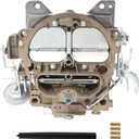 LABLT 4 Barrel Carburetor Carb Replacement for Chevrolet Chevy GMC Cadillac Quadrajet 4MV Engines 327 350 427 454 1966-1973 Mechanical Choke