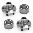 2Pcs Front Wheel Hub Bearing Assembly for Ford Focus 2012-2018, for Ford C-MAX 2013-2018, 2.0L L4, OE HUB81, 510110, NT510110, WH188