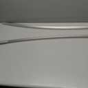Rubbermaid Curved Shower Curtain Rod, No Drill, 50-72 Inches Adjustable Tension Shower Rod for Bathroom, Non-Slip, No Rust, Nickel