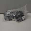 Marine-Grade Double-Braided Nylon Dock Line with 12 Eyelet.Hi-Performance Boat Rope Mooring Rope Dock Line (2 Pack, 3/8" x25', Black)