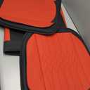 FLORICH Leather Seat Covers, Seat Covers Full Set, Car Seat Protectors 5 Seats,Automotive Seat Covers Fit for Most Cars Trucks-Black&Red