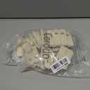 Velvet Hangers Clips, 20 Pack Ivory Pants Hanger Velvet Clips, Strong Hanger Clips Perfect for Thin Felt Hangers