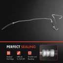 A-Premium Power Steering Return Hose Line Assembly Compatible with Chevrolet Traverse 2009-2017 & GMC Acadia 2007-2017 & Buick Enclave & Saturn Outlook, 3.6L, with O-ring, Gear To Pipe