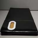 EOOUT 3 Pack File Folder Organizer Black Cardboard File Box for Letter Size Hanging File Organizer with Handles for Office Home School