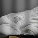 DROVAN Mattress Topper Queen Size - Extra Thick Mattress Pad Cover - Pillow Top Deep Pocket with Breathable 7D Spiral Fiber Filling Cooling Mattress Cover 