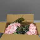 FOTEEWL 60 Pcs Artificial Rose Flower Realistic Faux Silk Roses Stem Fake Roses Bouquet for Flower Arrangement,Wedding Centerpieces,Party,Home Decorations (Pink)