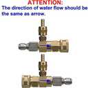 M MINGLE Adjustable Chemical Injector Kit for Pressure Washer, Soap Injector, 3/8 Inch Quick Connector