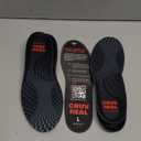 2 Packs of Work Orthotic Insoles - Anti Fatigue Medium Arch Support Shoe Insert Men Women - Plantar Fasciitis Flat Feet - Relieve Foot Pain - Work Boot Insoles Standing All Day (L, Gray) (L(Men 9.5-10.5||Women 10.5-11.5))