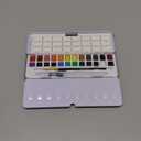 ARTISTRO Watercolor Paint Set 24 Colors, Travel Watercolor Set in Portable Box, Mini Water Colors Paint for Artists, Beginners, Amateur Hobbyists (Multicolor)