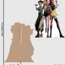KPop Demon Hunters Huntr/x How Its Done Cardboard Cutout Standee Life Size Character Display for Fans, Parties, or Room Dcor Rumi, Myra, and Zoey Group Cardboard Figure - Officially Licensed