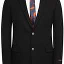 AMY ZHU Men’s Classic fit Blazer Stretch Sport Coat 2 Button Suit Jacket for Business,Regular and Big & Tall 38S