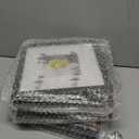 8x8 Picture Frame Set of 9, Display Pictures 4x4 with Mat or 8x8 without Mat, Multi Collage Gallery Square Photo Frames for Wall or Tabletop, Black