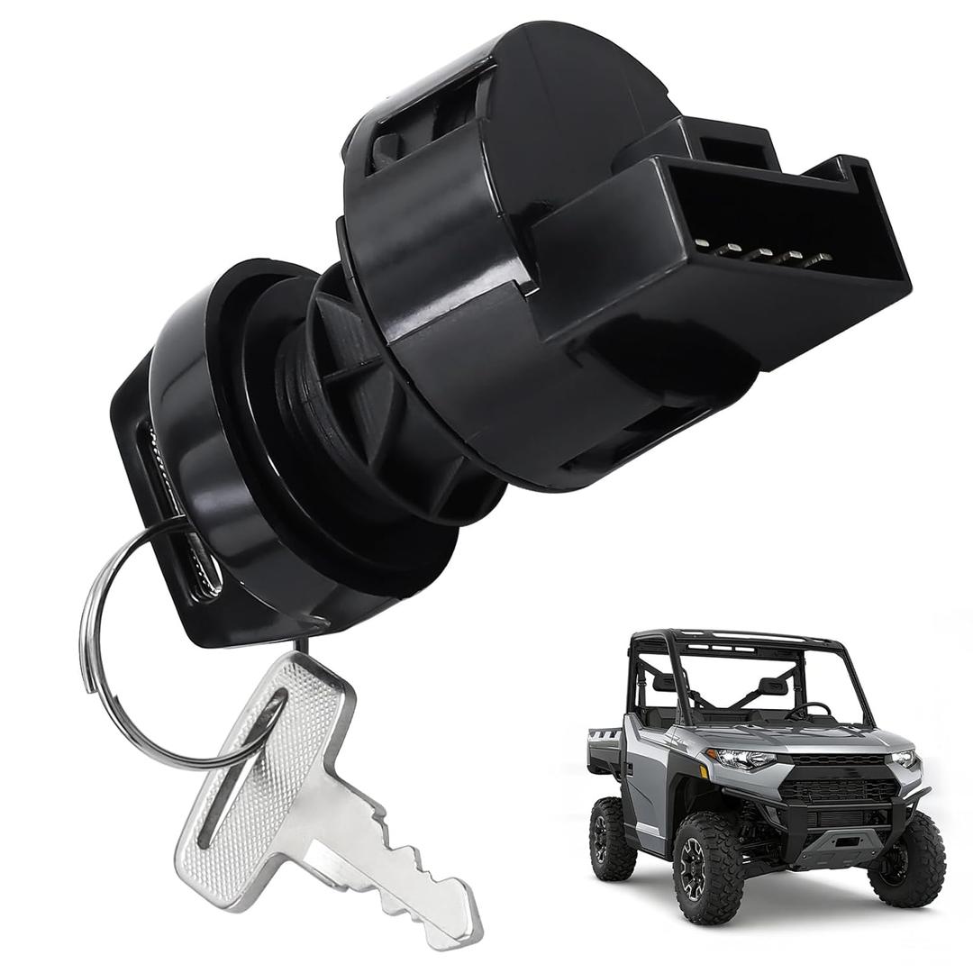 4011002 4012165 Ignition Key Switch Compatible with Polaris Ranger 700 800 900 Crew RZR S 570 Sportsman 850 570 500 Scrambler 1000 850 400 Trail Boss 330 325 Magnum Outlaw Hawkeye Xpedition Xplorer