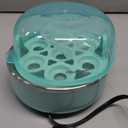 Elite Gourmet EGC115M Easy Egg Cooker Electric 7-Egg Capacity, Soft, Medium, Hard-Boiled Egg Cooker with Auto Shut-Off, Measuring Cup Included, BPA Free, Retro Mint