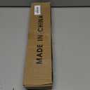 Curtain Rods for Windows 28 to 48 inch, Black Curtain Rod 2 Pack, 5/8" Diameter Metal Curtain Rod Set of 2 with Brackets, Splicing Adjustable Curtain Rod for Bedroom, Living Room, Kitchen, Black