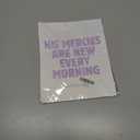 2 x FGFK Coquette Bow Floral Christian Wall Art Prints Set of 4, Lamentations 3:23 Psalm 16:11 Ps.27:1 Bible Verses Posters Pictures Wall Decor for Girls Room Home Dorm Apartment, 8x10 Unframed - Purple