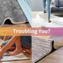 2 x [12 Pack] Rug Pad Gripper, Double Sided Non-Slip Rug Pads Rug Tape Stickers Washable Area Rug Pad Carpet Tape Corner Side Gripper for Hardwood Floors and Tile