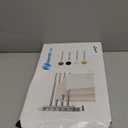 NearMoon Swivel Towel Rack, 13.8" Thicken 304 Stainless Steel 4-Arm Towel Bar, Space Saving Wall Mounted Towel Holder with Hook, Rustproof Swing Out Towel Hanger for Bathroom, Kitchen (Brushed Nickel)