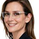 OCCI CHIARI Blue Light Reading Glasses Women Computer Round Readers for Petite Face