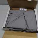 BONZER 100% Blackout Curtains 4 Panels  Light Blocking Window Drapes for Bedroom, Single Layer Privacy Protection Total Room Darkening Curtain with Black Backing for Living Room, 54 x 63 Inch, Grey