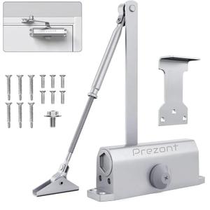 Hydraulic Automatic Door Closer Heavy Duty Adjustable Closer (Up to 150 lbs) for Home & Commercial Use Aluminum Alloy Auto Shut System for Interior & Exterior Doors