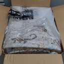 8x10 Area Rugs for Living Room Washable Non Slip Vintage Rug for Bedroom Large Stain Resistant Neutral Farmhouse Indoor Floor Carpet Dining Room Home Office Decor (Brown/Ivory,8'x10')