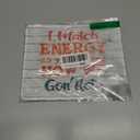 I Match Energy Funny Sarcastic Quote Square Non-Slip Waterproof Stitched Edge Mouse Pad, for Wireless Mouse Computers Office Home, Gifts for Coworker Friend Leader Mentor Teacher Boss Employee