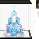 NONEMEY Clear Acrylic Display Case with Remote Control Light for Collectibles, Dustproof Model Showcase Organizer Box, Display Case for Collectibles(13.8x10x13.8inch,35x25x35cm)