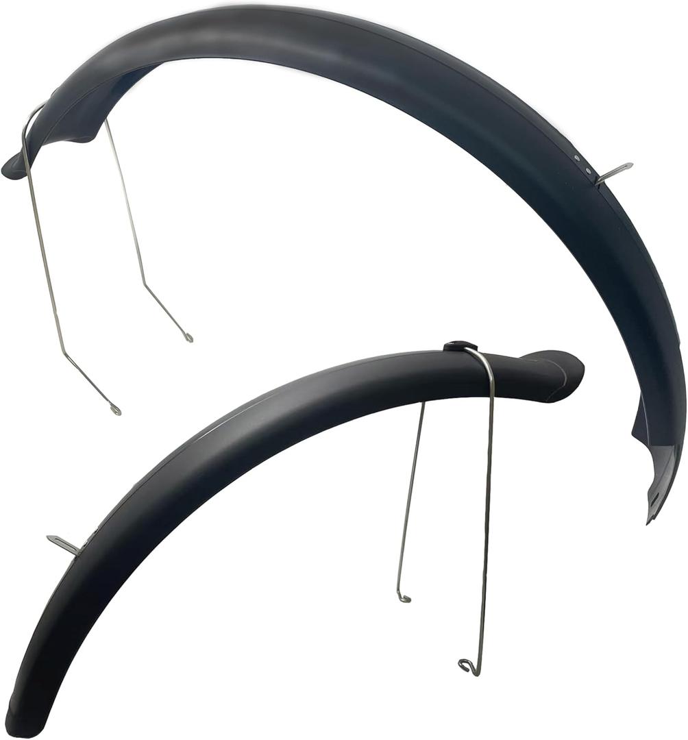 Da06 & Da03 & TS60 Fenders for Bicycle, Front and Rear, 2pcs, Black