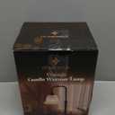 DomeStar Flower Candle Warmer Lamp, Adjustable Height Wax Melting Unique Lamp with Timer & Dimmer, Vintage Bedroom Decor for Scented Jar Candles - Ideal for Housewarming Birthday Valentine's Day Gifts (Clear-Black)