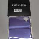 OCASE for iPhone 17 Detachable Wallet Case with Card Holder, 2 in 1 PU Leather Flip Folio with RFID Blocking Stand Wrist Strap Shockproof Phone Cover 6.3 Inch 2025, Purple