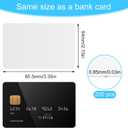 200pcs White NFC Cards Rewritable NTAG215 Blank NFC Tags Programmable PVC CardsSmart Card 504 Bytes Memory