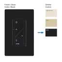 Lutron Caseta Original Smart Dimmer Switch (Lutron Smart Hub Required), for LED Lights, 150 Watt, Single-Pole/3-Way, No Neutral Required, PD-6WCL-BL, Black