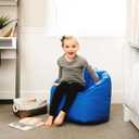 Big Joe Milano Beanbag Chair Kid's Sapphire Smartmax, 18.5"D x 23"W x 19"H