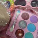 11 Pcs American 18 Inch Doll Clothes & Makeup Accessories Include Beret T-Shirt Jacket Skirt Boots Phone Doll Makeup Playset Eye Shadow Lipstic for 18 Inch Girl Dolls (NO Dolls)