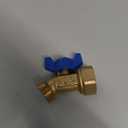 EFIELD 1/4-Turn Outdoor Spigot, Sillcock Hose Bibb Valve 3/4" Female NPT Inlet 3/4" Male GHT Threaded Garden Hose Outlet/Connector,(SILLCOCK042)