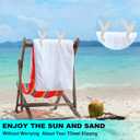 Pool Cover Clip Kit and Pool Cover Side Organizer Straps, Assist Single Person to Install Cover and Side Holder for Easy Access (4X Organizer Straps, 8X Clips)