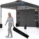 Amazon.com : 10X10 Pop Up Canopy Tent,Removable Pockets Sidewall for Extra Storage,Easy Up Canopy,Heavy Duty One Person Set Up Event Tent,Grey : Patio, Lawn & Garden