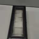 NEX 6 Slots Watch Box Organizer for Men, Black Watch Holder Stand Display Storage Case