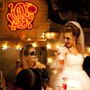 NEONLOVE Halloween Neon Sign Halloween Gifts Pumpkin Neon Signs for Wall Decor Orange LED Lights for Party Bar Shop Man Cave Club Teen Boy Girls Bedroom Room Decoration Gifts