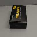 150 PSI Tire Inflator Portable Air Compressor, 12V DC Auto Shutoff Air Pump with Digital Pressure Gauge and Emergency LED Light for Car Tires, Bicycle & Balloons, Black