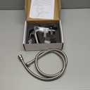 Handheld Bidet Sprayer for Toilet,Bidet Sprayer with Stainless Steel Hose for Feminine Wash & Muslim Shower,Adjustable Water Pressure Bidet Faucet Cloth Diaper for Baby Wash (Brushed Nickel)