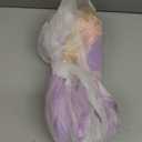 Purple Princess Costume for Girls Kids Dress up Outfit with Wig Halloween Birthday Party (3-4 Years)