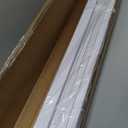 LazBlinds Cordless 1" Vinyl Mini Blinds for Indoor Windows - Light Filtering Horizontal Window Blinds & Shades, 55" W x 64" H, White