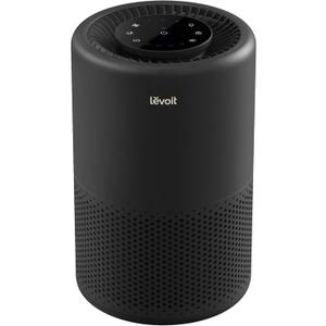 LEVOIT Air Purifier for Home Bedroom Dorm Room, Smart & Voice Control, AHAM VERIFIDE, 3-in-1 Filter With HEPA Sleep Mode, for Pollen, Pollutants, Smoke, Dander, Dust, Core 200S-P, Black